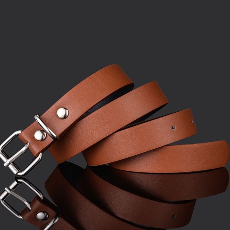 HOT Boys Girls Design Vintage Retro Pin Buckle Waistband Trouser Dress Belts Children Leather Belt Thin Waist Strap_autovado.com