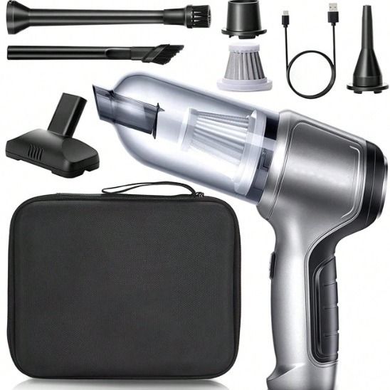 Car wireless vacuum cleaner multifunctional handheld large suction dust removal high power private car vacuum cleaner brushless_autovado.com