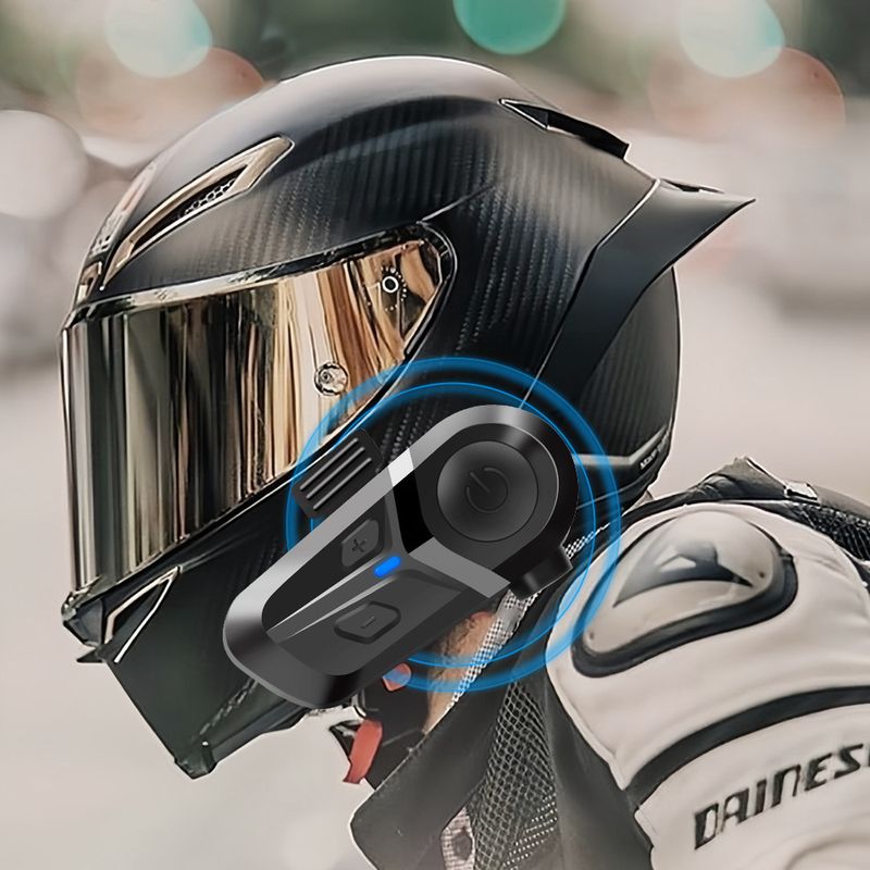 Full Face Hard Wheat Motorcycle Bluetooth Helmet Headset_autovado.com