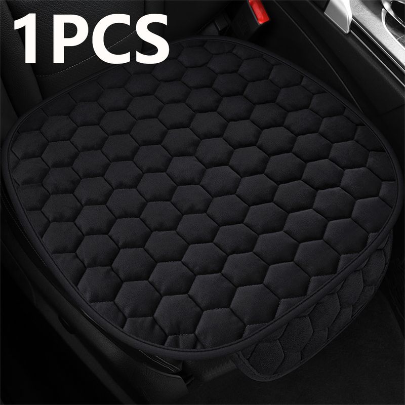 Car Front Rear Warm Seats Cushion Protector Plush Cover Autumn Winter Universal For Sedan Hatchback SUV Seat Mat_autovado.com