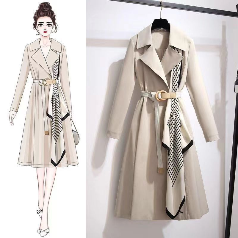 Women's spring and autumn plus size loose slim temperament women's coat casual student coat_autovado.com