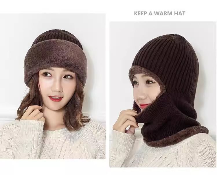 Warm Headgear For Men And Women, Windproof Hat, Cold-Proof Mask, Winter Cycling Neck Warmer, Face Shield, Electric Bike_autovado.com