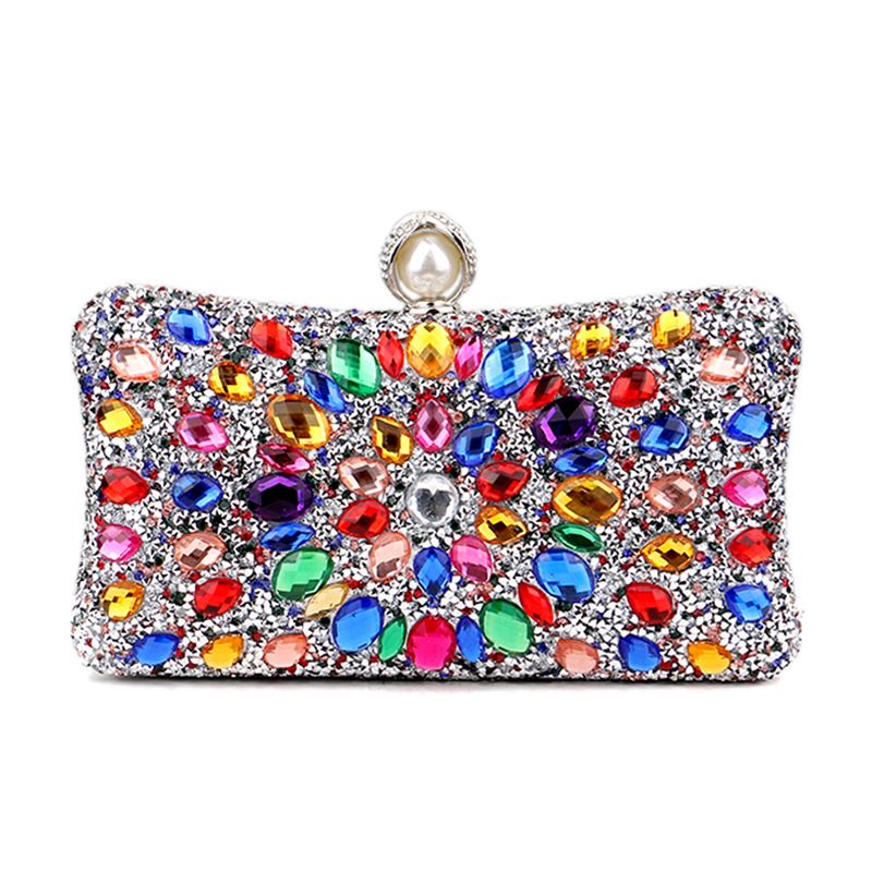 Popular diamond-encrusted bag dinner bag women's fashion banquet versatile dress evening bag_autovado.com