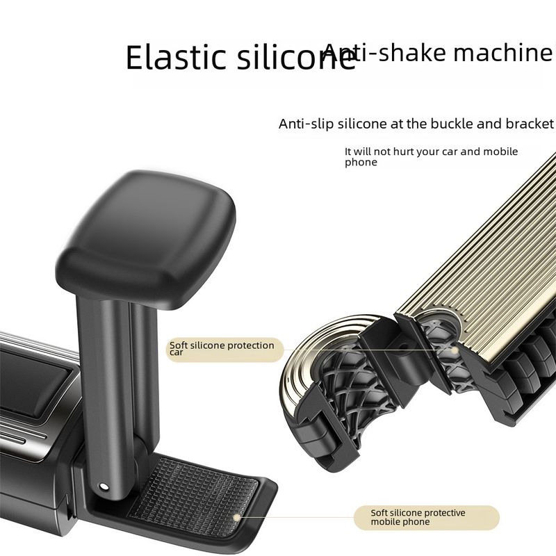 Car seat back hidden hook invisible car inner and rear multi-function mobile phone bracket real car supplies_autovado.com