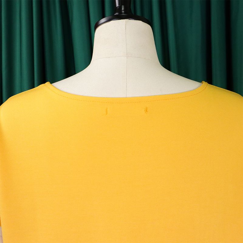 Women's Clothing plus size women's clothing 2023 new fashion temperament casual tops big swing skirt suit_autovado.com