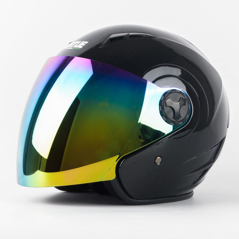 Electric vehicle helmet men's and women's summer half cover half helmet four seasons warm breathable safety helmet_autovado.com