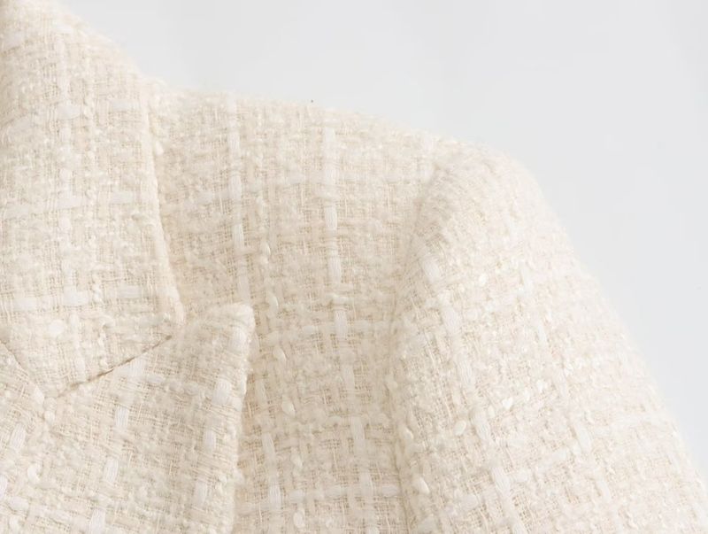 Women's textured casual fashion loose suit jacket_autovado.com