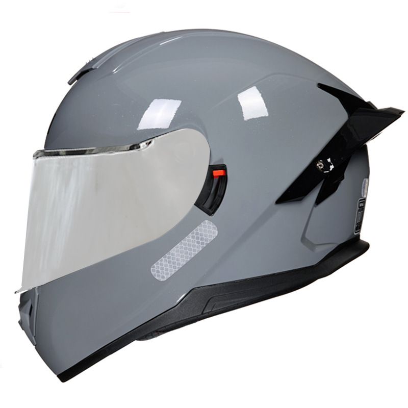 DOT Certified Motorcycle Helmet With Dual Visor & Bluetooth – Full Face ABS Helmet For Men & Women – UV Protection & Aerodynamic Design_autovado.com