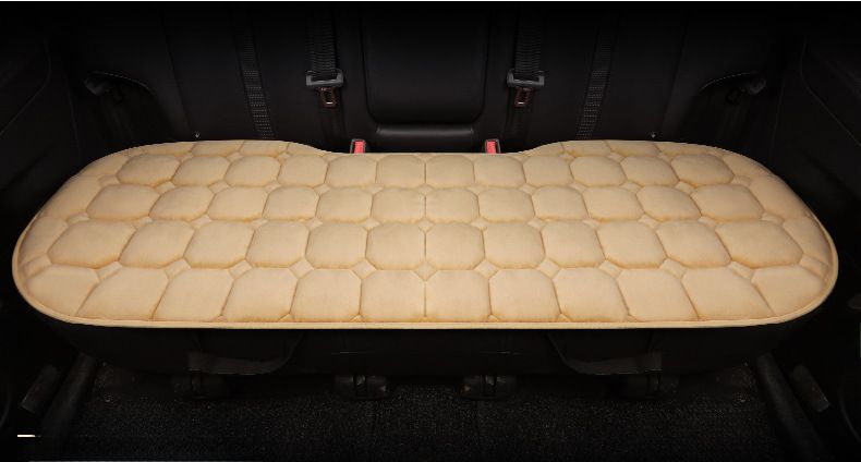 plush front single seat car seat cushion warm breathable bus car seat universal_autovado.com