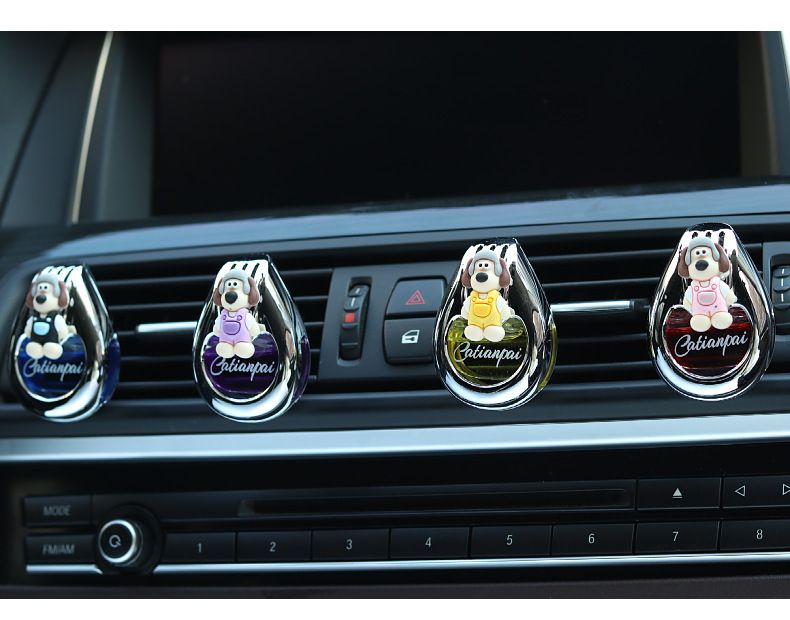 New Car Perfume Aromatherapy Air Conditioner Outlet Fragrance Long Lasting Fragrance Car Interior Decoration Ornaments for Men and Women_autovado.com