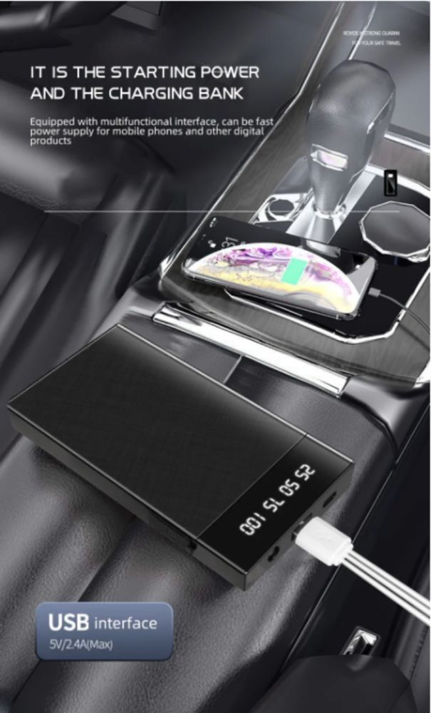 Cheap Portable Jumper Emergency Jump High Tire Air Pump Starter Booster Battery Charger Start Car Mobile Power Bank_autovado.com