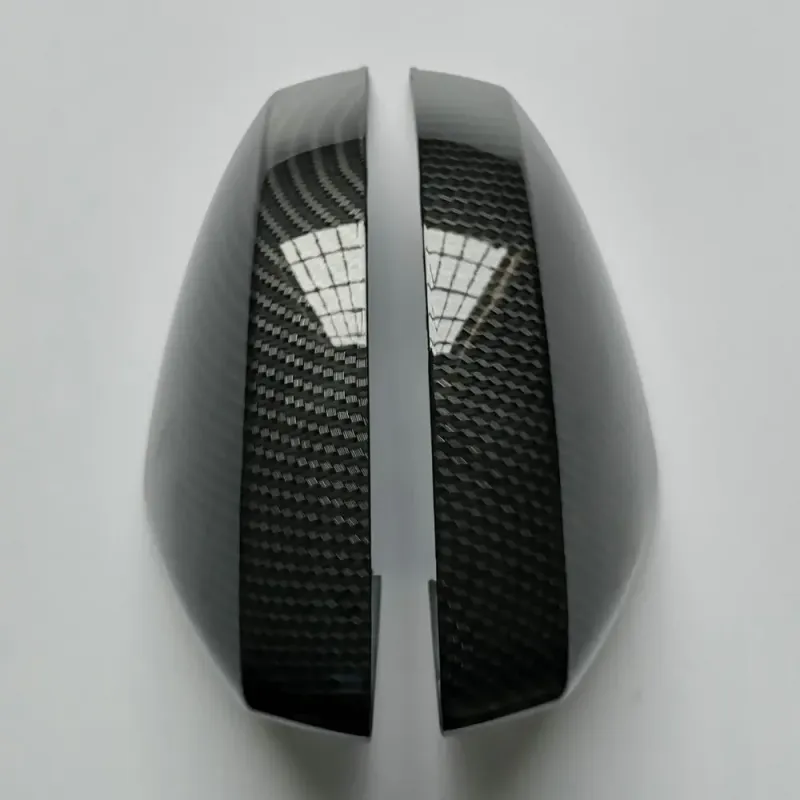 Pair for Auto A3 S3 8V Side Wing Mirror Covers Caps (Carbon Look) Replace 2015 2016 2017 2018 2013 2014 2019_autovado.com