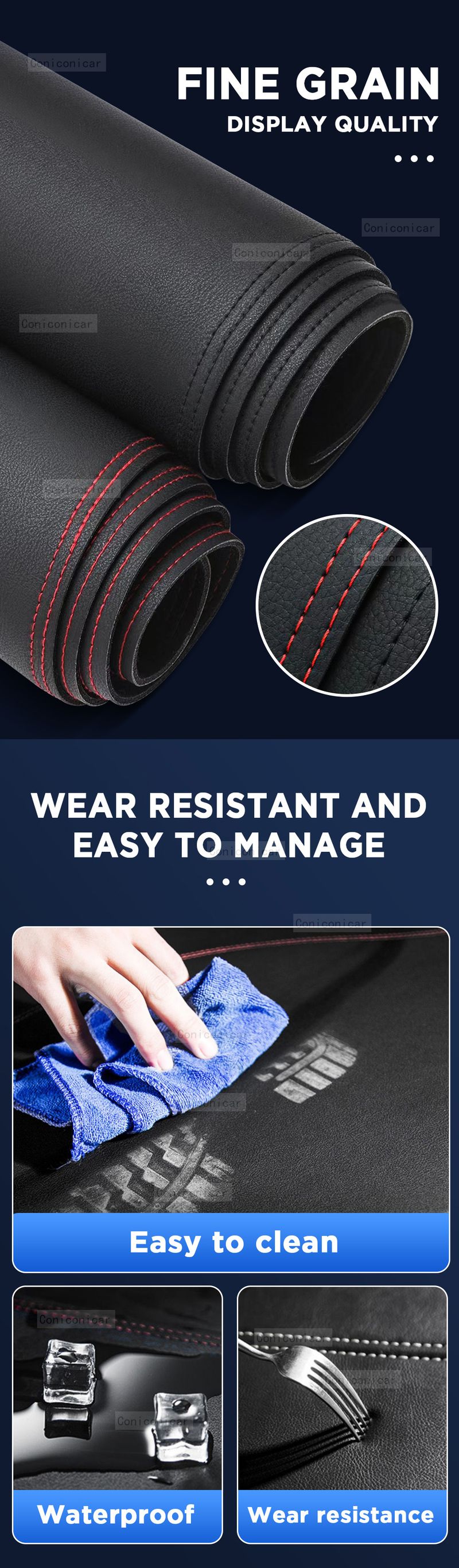 Dashboard Cover Mat Protective Pad For GEELY NEW COOLRAY 2023 2024 Car Accessories Dash Board Sunshade Anti-UV Carpet_autovado.com