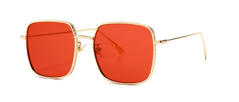 new modern retro square frame sunglasses INS style street style big-name sunglasses 8030_autovado.com