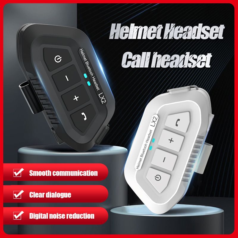 LX2 Motorcycle Full Half Waterproof Rider Wireless 5.3 Helmet Bluetooth Earphones_autovado.com