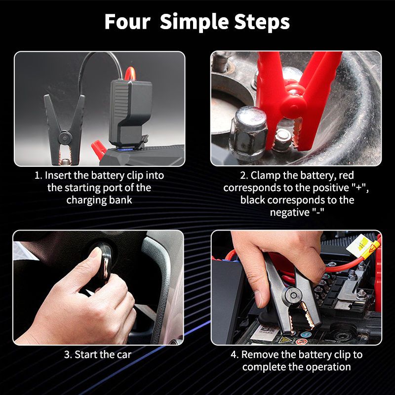 128800mAh 12V Jump Starter Portable Car Air Pump Battery Jumper Power Bank_autovado.com