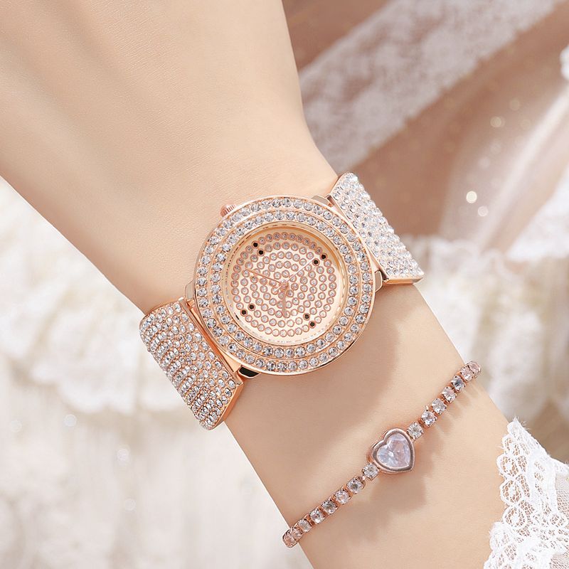 simple rhinestone gypsophila ladies watch fashion quartz luxury ladies watch manufacturers on behalf of the hair_autovado.com