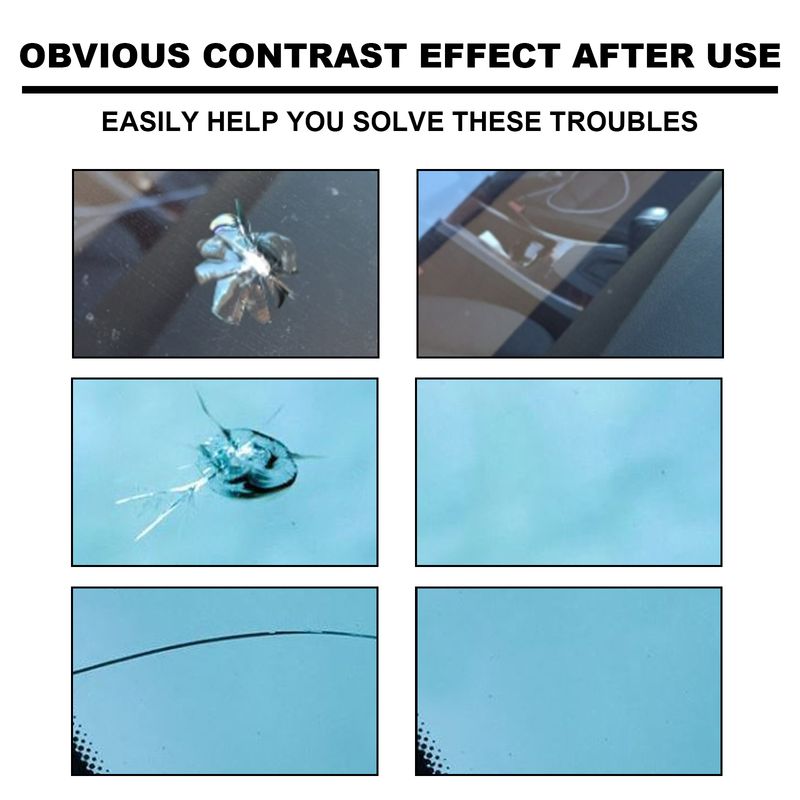 HOMONTH Diamond Flex Glass Shield, Nano-Reinforced Glass Repair Adhesive Glass Cracks Repair Adhesive_autovado.com