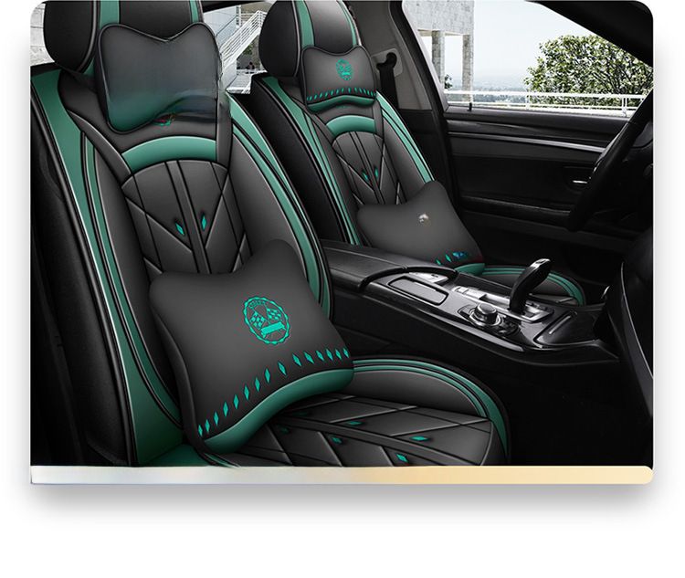 Winter Car Cushion Seat Cover Full Surrounding Four Seasons General New Leather Seat Cover Linen Leather Seat Cushion Seat Cover_autovado.com