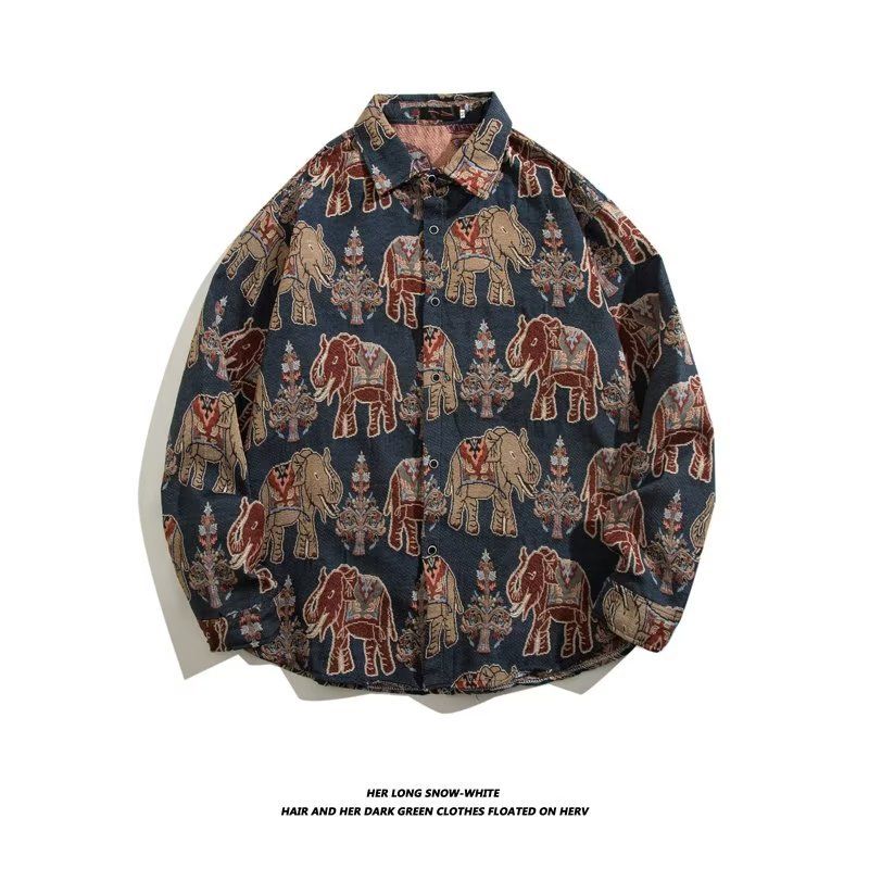 Men's clothing retro plaid shirt women's jacket autumn shirt casual cardigan chic top_autovado.com