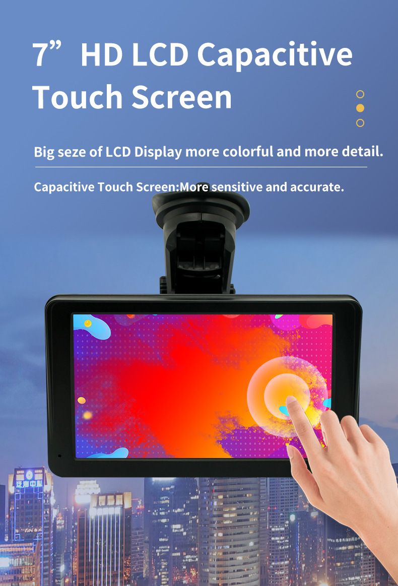 7 "car navigation Portable wireless Carplay Android AutoMP5 player PND car navigation_autovado.com