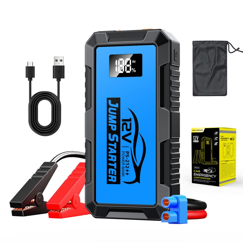 Hot-Selling Emergency Jump Starter Power Bank 12V 5000A Large Capacity Car Battery Ignition Tool_autovado.com
