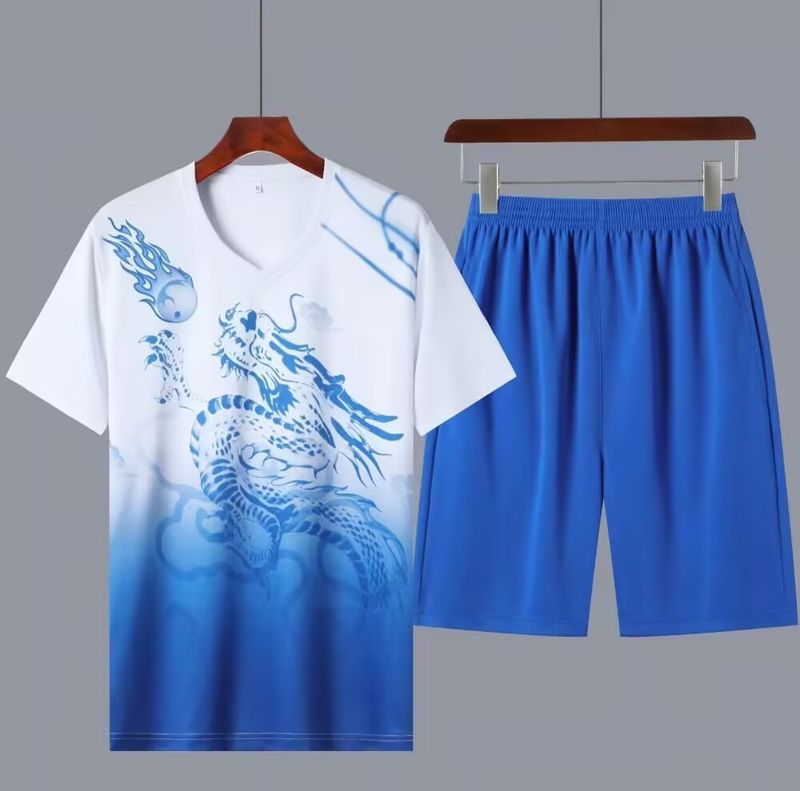 Men's Clothing short-sleeved jerseys men's and women's competition training suits cross-border football suits dragon boat suits team uniforms_autovado.com