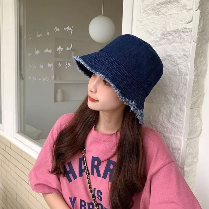 Hot Sale Cotton Bob Panama Summer Y2K Style Jeans Foldable Fishing Sun Travel Outdoor Bucket Hat Men Women_autovado.com