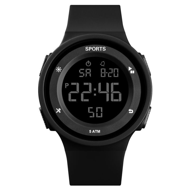 Waterproof Luminous Electronic Watch Men's Trendy Female Student Teenager Multifunctional Sports Watch Shake Face _autovado.com