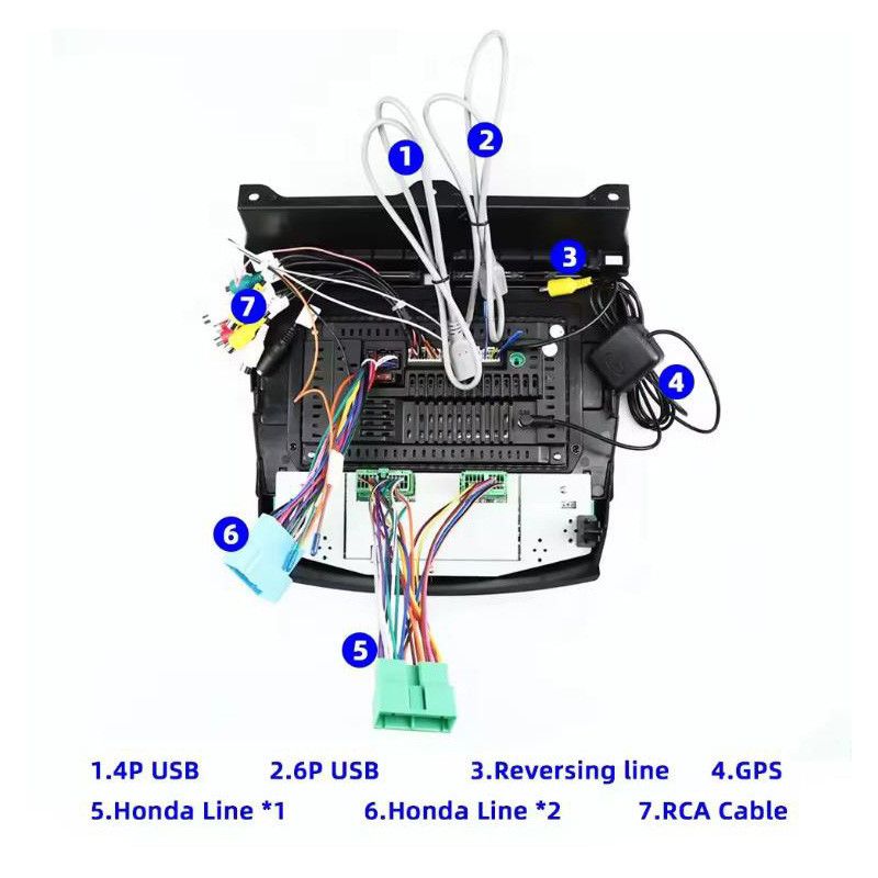 Applicable to Accord 7th generation 2K HD navigation system accord Car Radio Multimedia_autovado.com