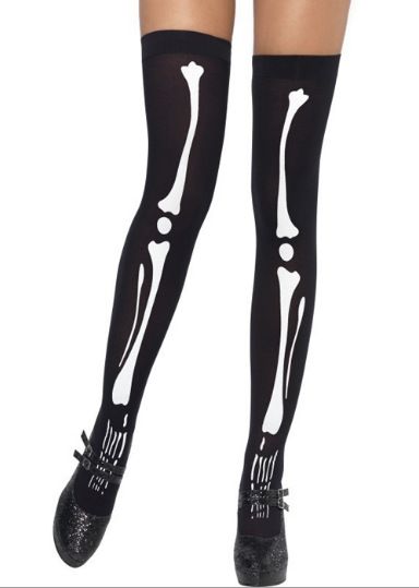 Unisex Halloween stockings Christmas stockings bow stockings Halloween party high socks nurse socks_autovado.com