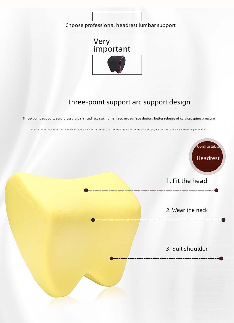 Manufacturers first-hand supply car headrest pillow neck pillow car memory cotton cervical pillow interior supplies wholesale_autovado.com