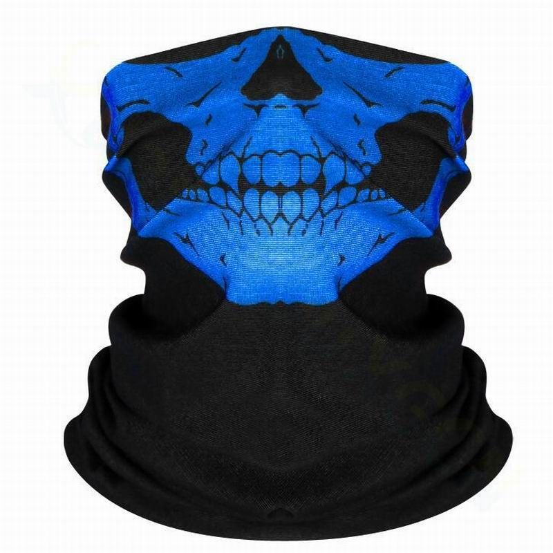 Magic Headscarf Men, Autumn And Winter Sun Protection, Outdoor Cycling Face For Women, Versatile Dustproof Ghost Skull_autovado.com