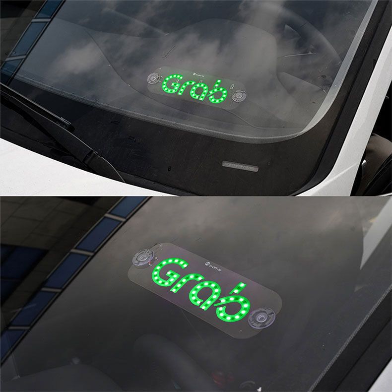 Roof GRAB Taxi TAXI Car USB License Plate Indicator Didi Light_autovado.com