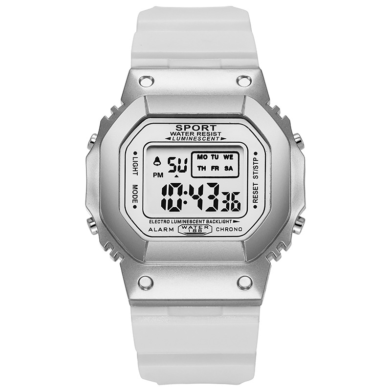 Unisex Unicorn Couple Square Electronic Watch Student Watch Women's Simple Luminous Waterproof Sports Men's Fashion Watch_autovado.com