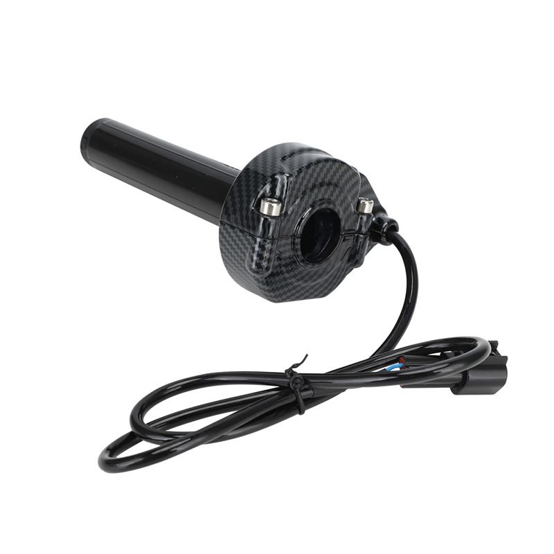 Electronic Throttle Grip For X/S Motorcycle - 2nd Gen (Carbon Fiber Look) - Universal Fit For Custom Bike Upgrades_autovado.com