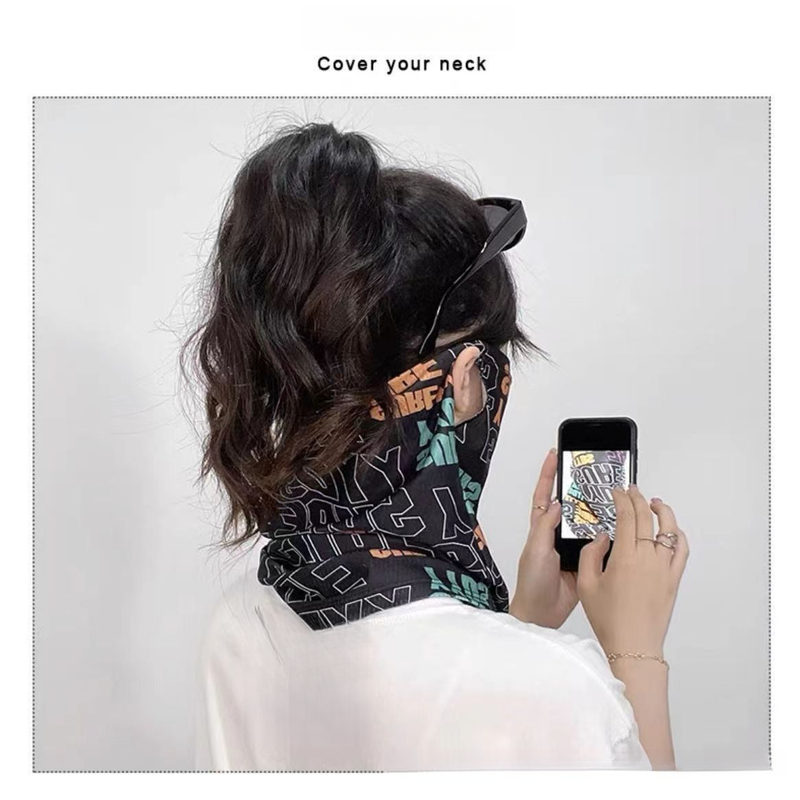 Breathable Sun Protection Mask For Men And Women, Neck Gaiter, Outdoor Cycling Headscarf, Ice Silk Fishing Summer Face_autovado.com
