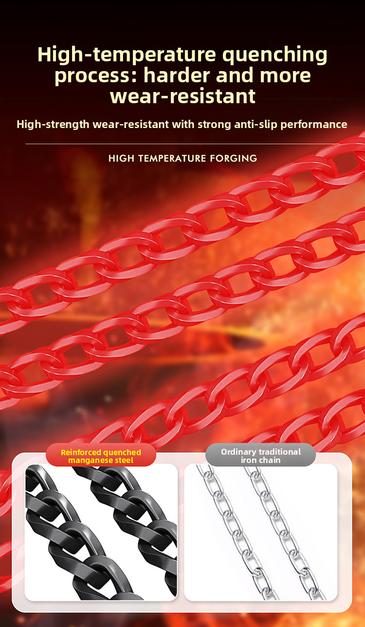 Premium New Cross-Border SUV Off-Road Sedan Universal Car Tire Anti-Slip Chains Factory_autovado.com