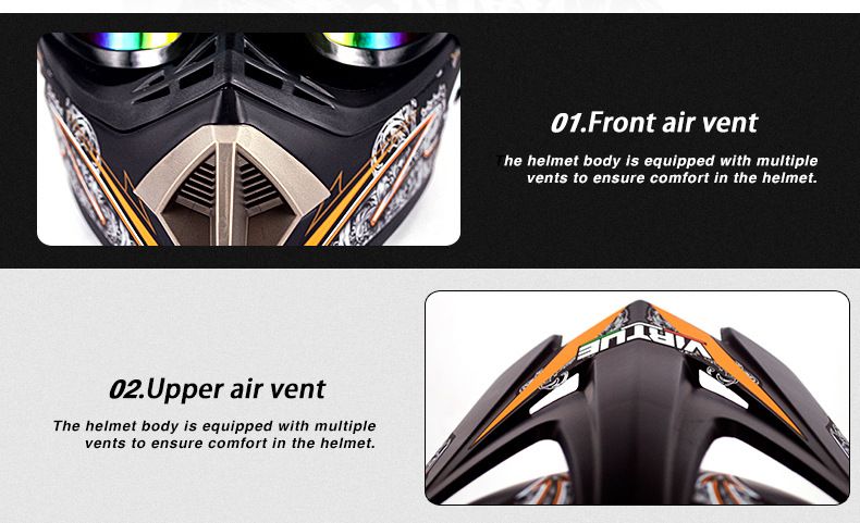 Electric beach Cross country helmet Mountain downhill cool full helmet kids teen kart helmet_autovado.com