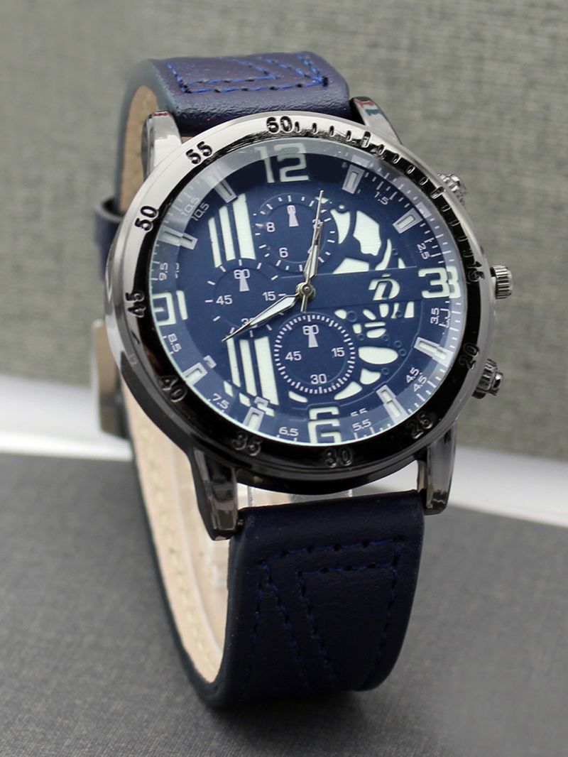 Men's luminous men's watch double-layer belt men's watch_autovado.com