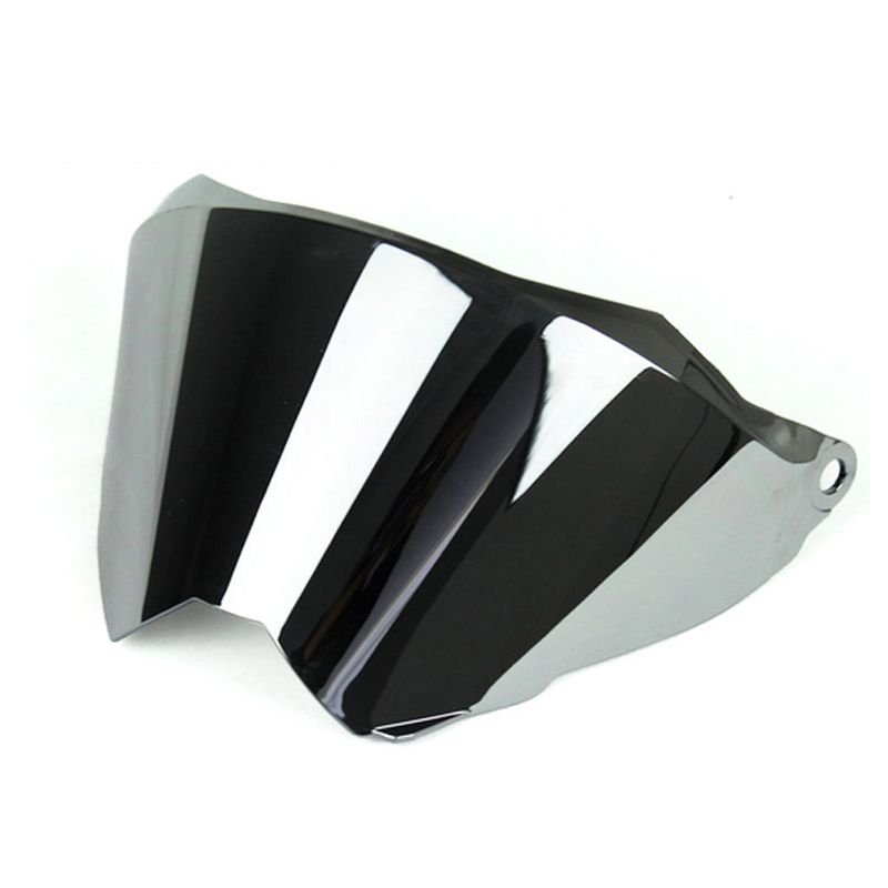 WLT 128 Motorcycle Helmet Visor - Anti-Fog, High Clarity, UV Protection, Scratch Resistant (Smoke, Silver, Tinted, Clear Options)_autovado.com