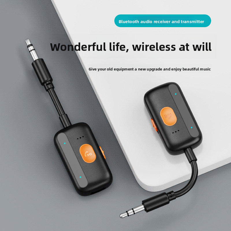 J55 AUX Car Two-in-One Audio Receiver Transmitter 5.4 Bluetooth Adapter_autovado.com