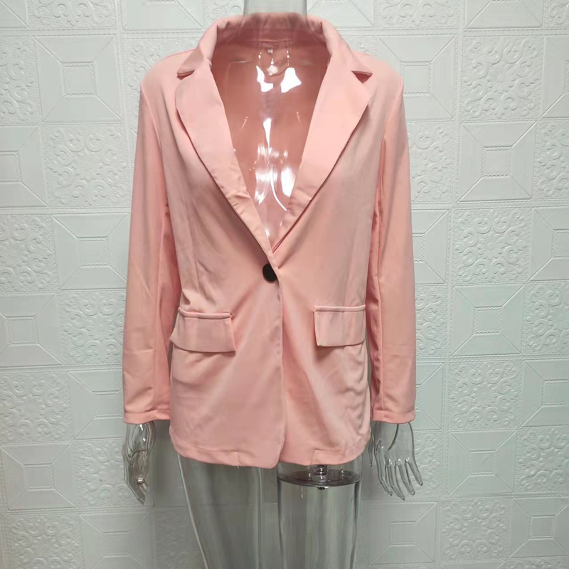 Women's Fashion Lapel Cardigan Temperament Suit Jacket Pants Suit_autovado.com