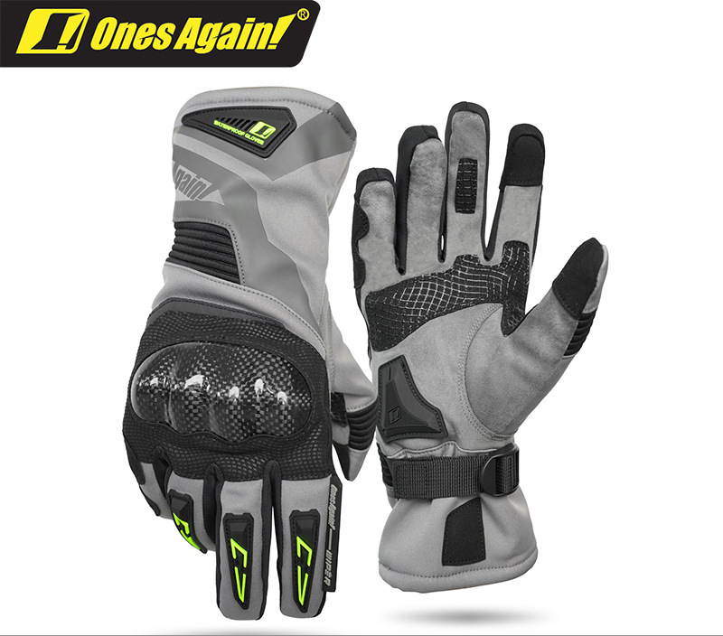 OnesAgain Motorcycle Winter Riding Gloves Men Long Waterproof Windproof Warm Women Rider Motorbike Anti-drop_autovado.com