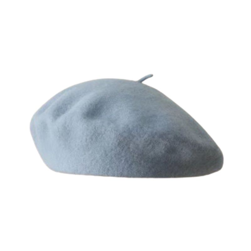 Hot Sale Stylish Chic Solid For Work And Party Winter Wool Hat Beret Hats Daily_autovado.com