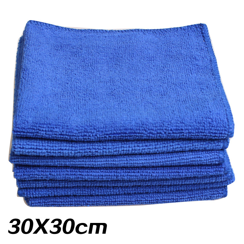 30*30CM Warp Knitted Nano Fiber Wash Car Wiping 220g/square Meter Cleaning Towel_autovado.com
