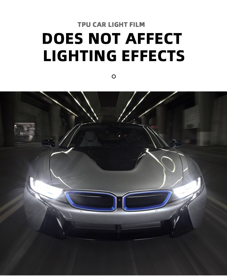 0.3*15M TPU Self-healing Anti-scratch Gray Headlight Black Taillight Dark Transparent Light Film Protection_autovado.com