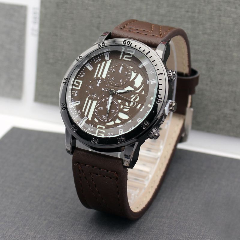 Men's luminous men's watch double-layer belt men's watch_autovado.com