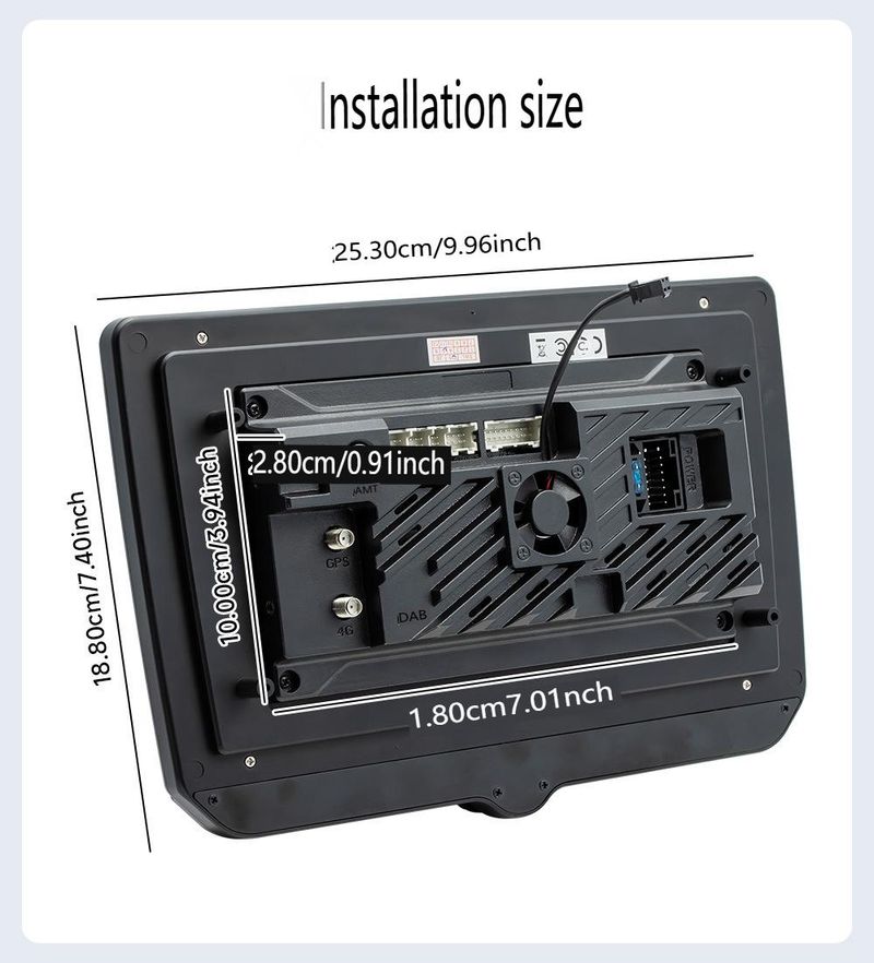 10.1" 8-Core 4G Android Car Stereo With Wireless CarPlay - HD Touchscreen GPS Navigation System & Backup Camera, Bluetooth 5.0 Support Android Auto_autovado.com