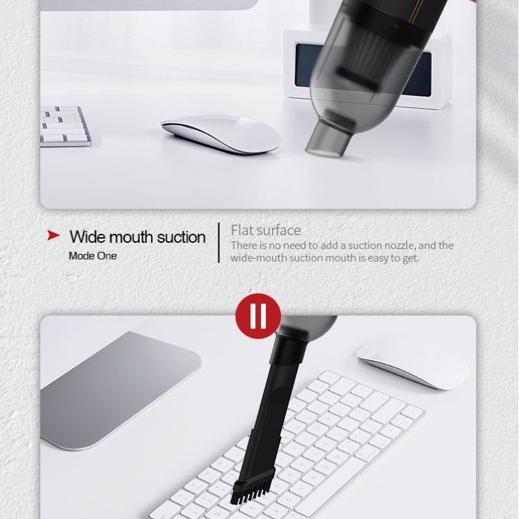 ACZT Portable Wireless Vacuum - Handheld High Power Dust Collector For Car & Home_autovado.com